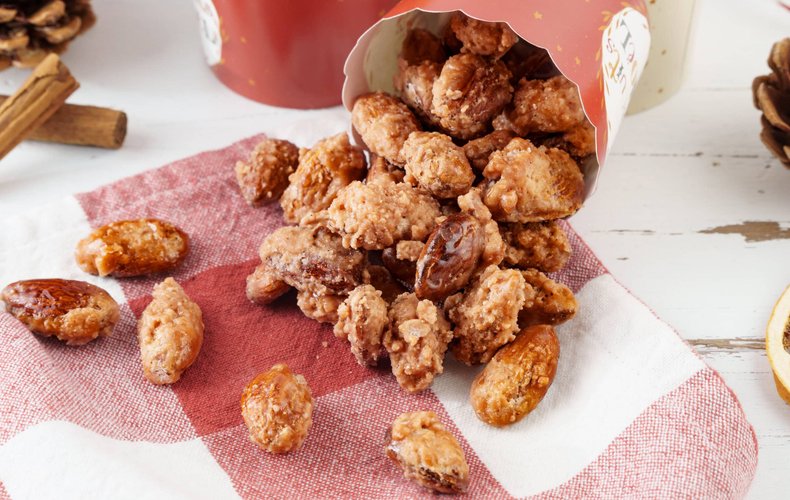 Almendras garrapiñadas