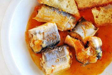 Receta Anguila en salsa a la calabresa