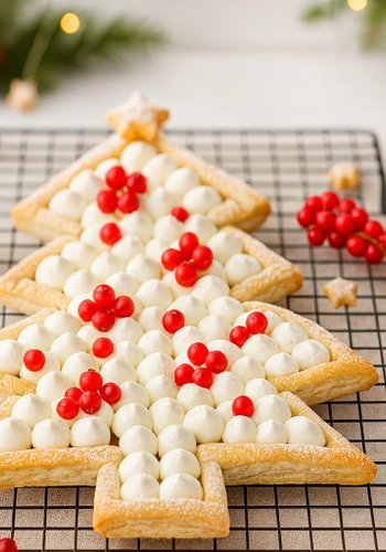 Receta Árbol de Navidad de hojaldre
