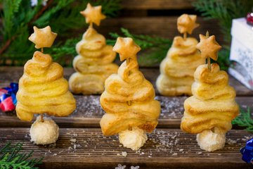 Receta Árboles de Navidad marcasitios