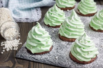 Receta Arbolitos de Navidad con zéfir
