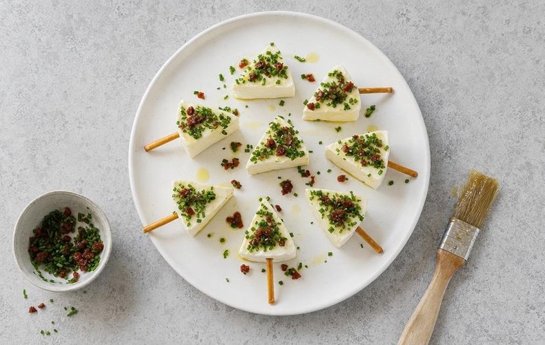 Arbolitos de queso: paso 4