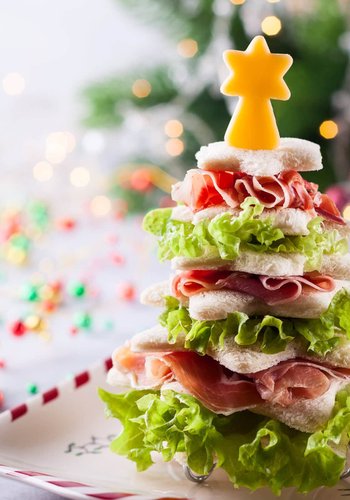 Receta Arbolitos de sándwich