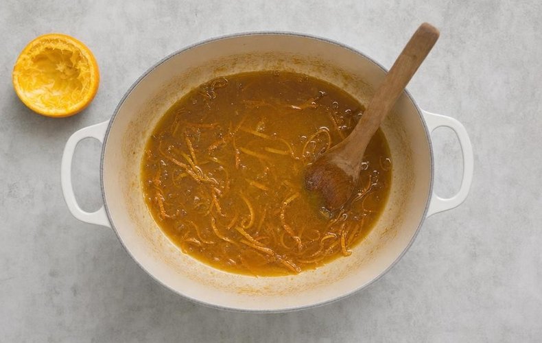 Asado a la naranja: paso 6