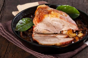 Receta Asado de cerdo con cebollitas