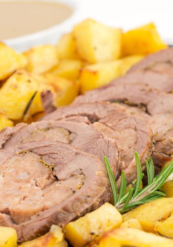 Receta Asado de ternera relleno