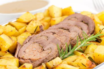 Receta Asado de ternera relleno