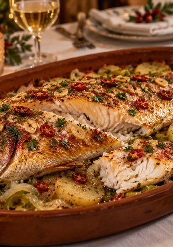 Receta Besugo al horno