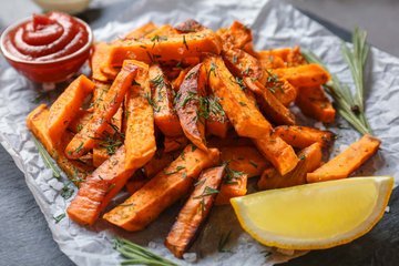 Receta Boniatos al horno con romero