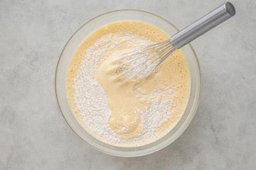 Brazo de gitano de tiramisú: paso 1