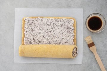 Brazo de gitano de tiramisú: paso 3