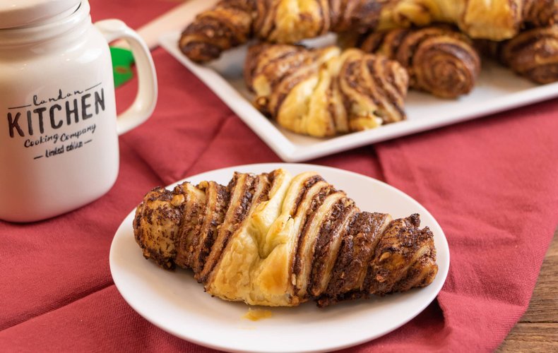 Receta de brioches con Nutella