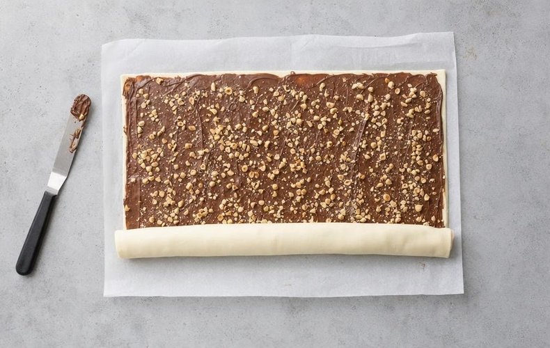 Brioches rapidísimos con Nutella: paso 2