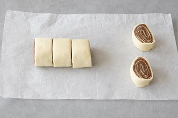 Brioches rapidísimos con Nutella: paso 3