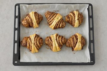Brioches rapidísimos con Nutella: paso 4
