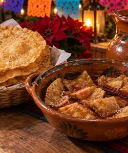 Receta Buñuelos con miel de piloncillo