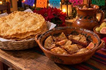 Receta Buñuelos con miel de piloncillo