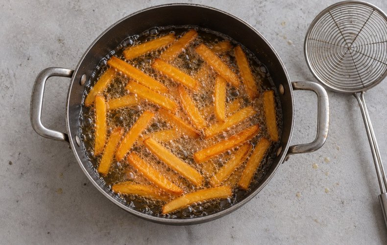 Calabaza frita rápida y crujiente: paso 3