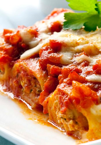 Receta Canelones de crepes con ragú a la boloñesa