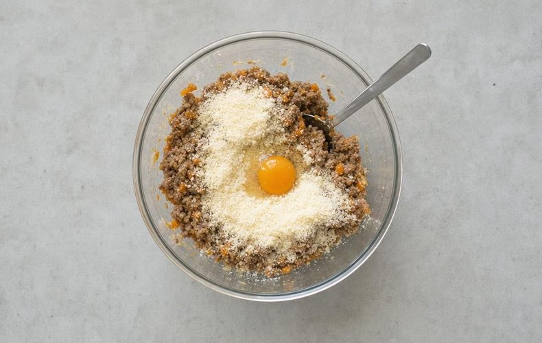 Canelones de carne: paso 4