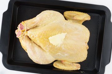 Capón relleno al horno: paso 14