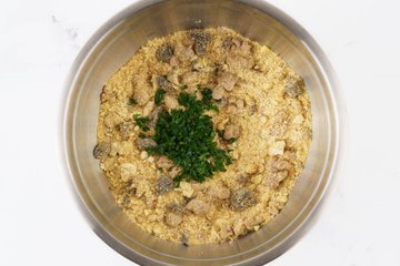 Capón relleno al horno: paso 8
