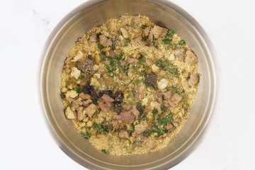 Capón relleno al horno: paso 9