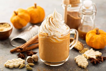 Receta Capuchino de calabaza