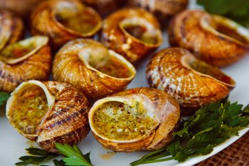 Receta Caracoles a la borgoñona