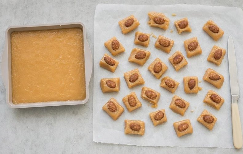 Caramelos blandos de nata caseros: paso 5