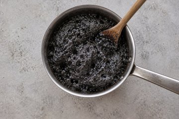 Carbón dulce casero: paso 4