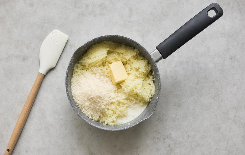 Carrillera de ternera estofada con puré: paso 4