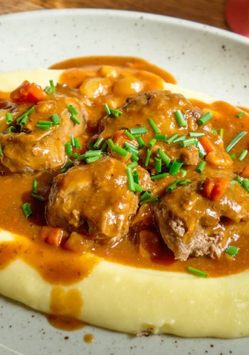 Receta Carrilleras de ternera al vino blanco con boletus
