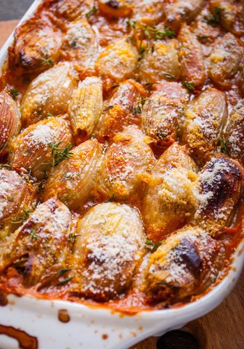 Receta Cebollas estofadas con miel