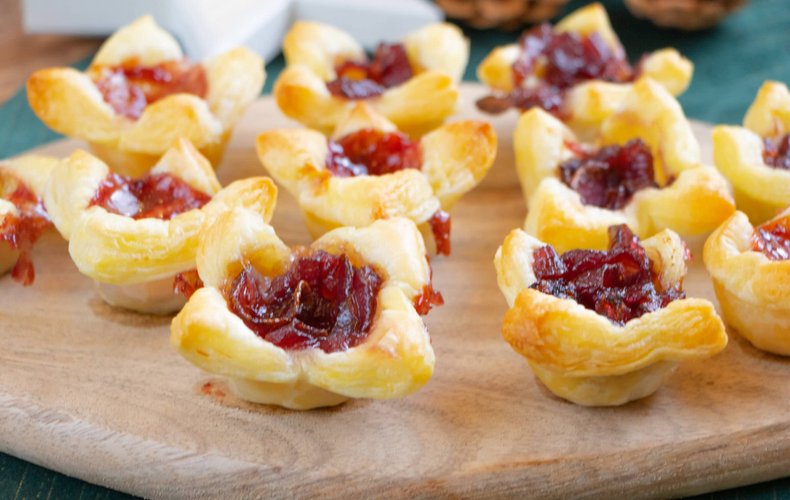 Receta de cestitas de hojaldre con cebolla caramelizada 12