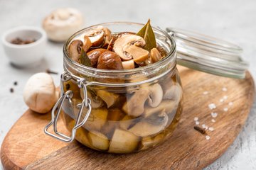 Receta Champiñones en aceite caseros