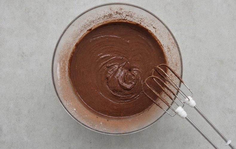 Ciambellone de chocolate: paso 2