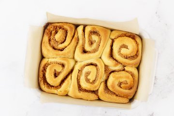 Cinnamon rolls: rollos recién sacados del horno