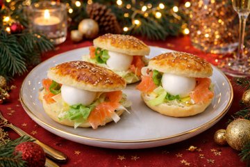 Receta Conchas de hojaldre con salmón
