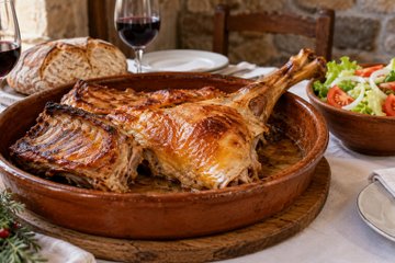 Receta Cordero asado