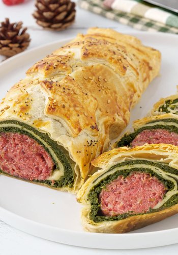 Receta Cotechino en costra de hojaldre