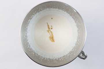 Preparación de la crema de café, foto 3