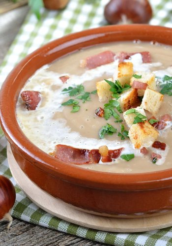 Receta Crema de castañas