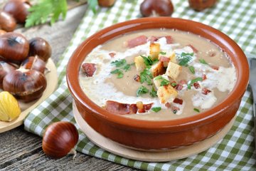 Receta Crema de castañas