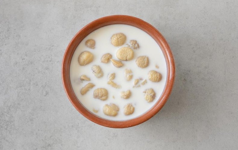 Crema de castañas: paso 1