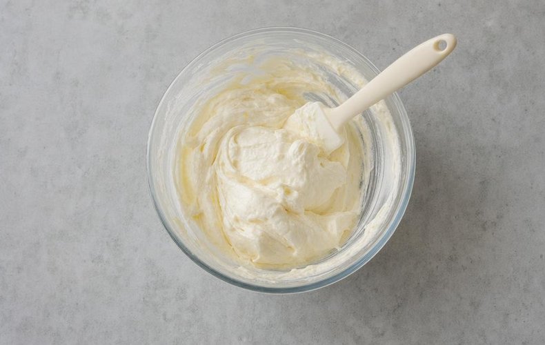 Crema fría de limón: paso 4