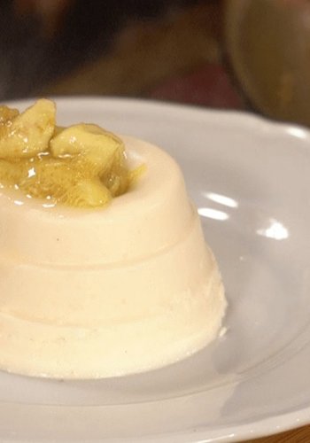 Receta Crème brûlée de squacquerone con compota de higos al jengibre