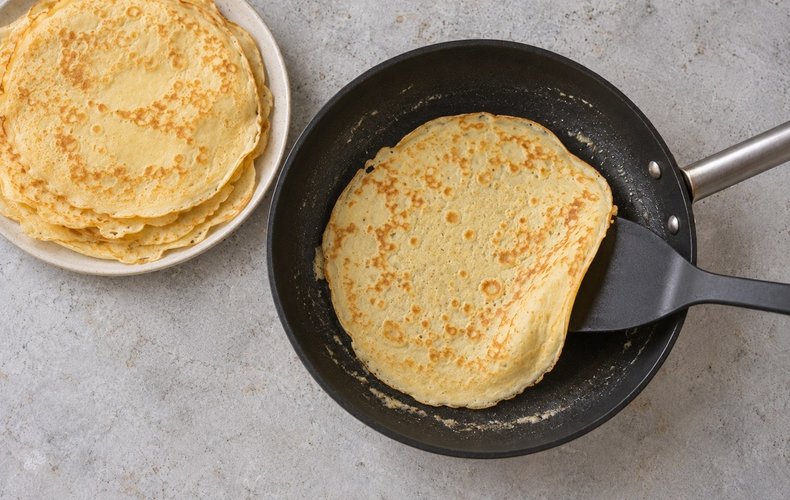 Crepes de ricotta y setas: paso 3