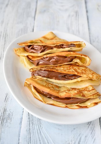 Receta Crepes de Nutella
