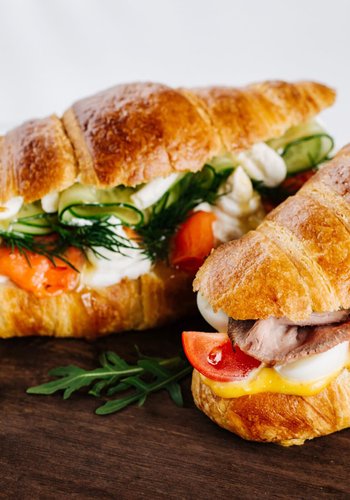 Receta Cruasanes salados